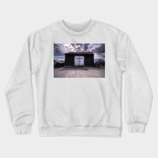 Mersea Fishermen Cold Store Crewneck Sweatshirt by Nigdaw